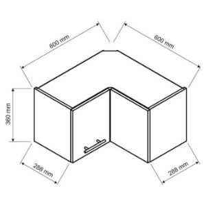 Obrazek Szafka kuchenna Max Wrn36 Pl czarny