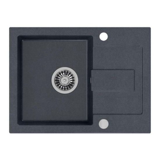 Obrazek Zlew Chrystian 116 600x450x185 czarny 
