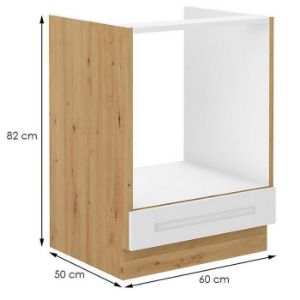 Obrazek Szafka kuchenna LUNA biały mat/artisan 60dg bb