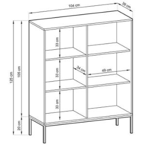 Obrazek Komoda K104 Nova Biały