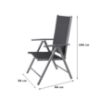Obrazek Komplet stół szklany z otworem + 4 krzesła Vigo