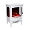 Obrazek Kominek elektryczny NORA biały 1800W
