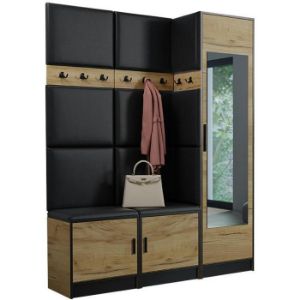 Obrazek Garderoba Roj 20 craft + Madryt 1100 ekoskóra czarna