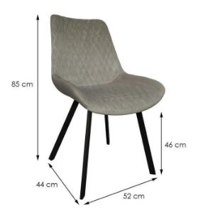 Obrazek  Krzesło Kansas jasny popiel 