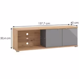 Obrazek Szafka RTV Andora 160 szary 11011448