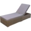 Obrazek Leżak ogrodowy technorattan New York cappuccino