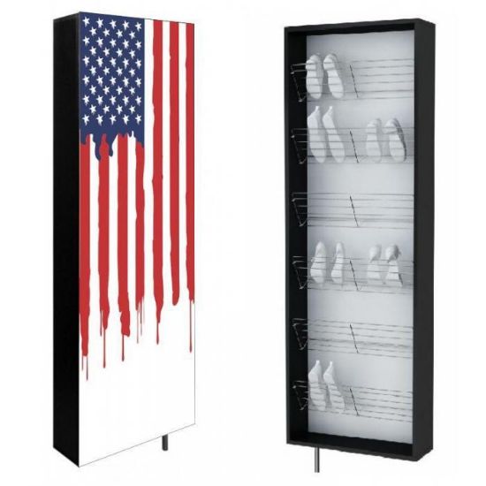 Obrazek Szafa na buty Flaga Usa