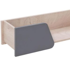 Obrazek Półka Delta DL12 dąb/antracyt