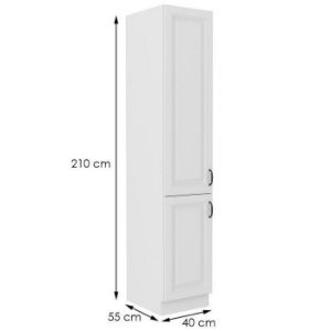 Obrazek Szafka kuchenna STILO biały mat/biały 40dk-210 2f