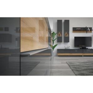 Obrazek Komoda Onyx K170-3KS1F/ON anthracite/pacific walnut