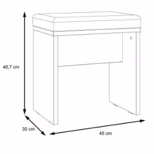 Obrazek Tapicerowana ławeczka Dalate OLNT011