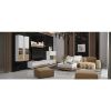 Obrazek Szafka RTV Avis TV130-1K1F/AV lakierowane pacific walnut/crystal 