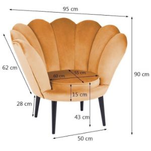 Obrazek Fotel Tristan Bluvel 68/wenge