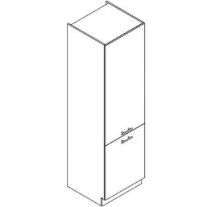 Obrazek Szafka Kuchenna Adele D60lo 2133 Pl 2fr Szary Mat/Biały