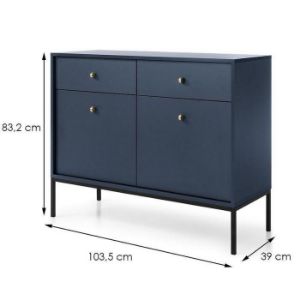 Obrazek Komoda Mono Mksz104 Granat