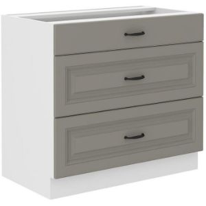 Obrazek Szafka kuchenna Stilo claygrey/biały 80d 3s bb