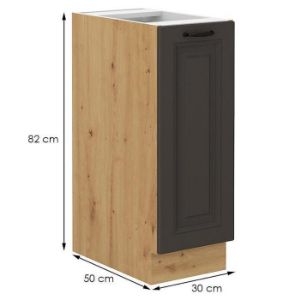 Obrazek Szafka kuchenna STILO grafit mat/artisan 30d cargo bb