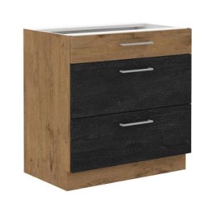 Obrazek Szafka Kuchenna VIGO Dark 80D 3S BB