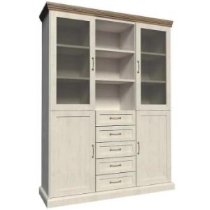 Obrazek Regał Royal W2D sosna nordycka/dąb dziki 