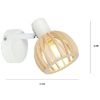 Obrazek Lampa Atarri 91-68019 Biały/drewno K1