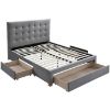 Obrazek Łóżko Elsa CFF007-2 grey 160/200