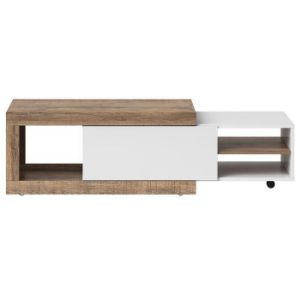 Obrazek Ława Sintra 99 dąb samdal-biały/dąb Samdal-biały połysk 