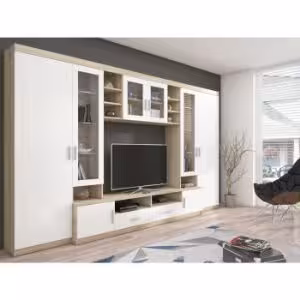 Obrazek Meblościanka Paris biały/sonoma