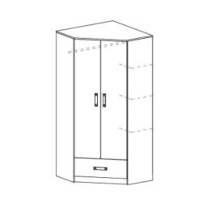 Obrazek Szafa narożna Trafiko nr.2