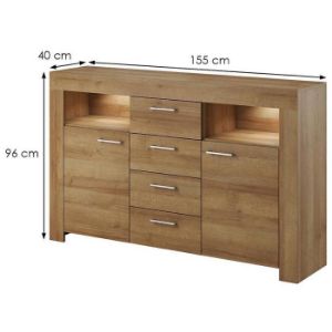 Obrazek Komoda Sky sk155 dąb riviera