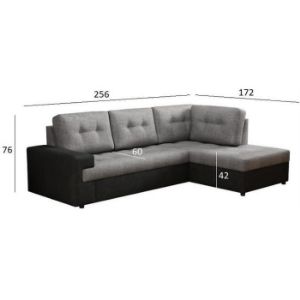 Obrazek Narożnik Castello Alfa 13 + Alfa 21 prawostronny