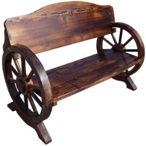 Obrazek Ławka ogrodowa drewniana