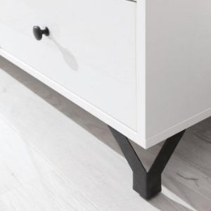 Obrazek Regał Bergen Be5 Biały Lux/Biały Połysk