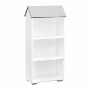 Obrazek Regał Bb02 3p Biały plus Popiel 