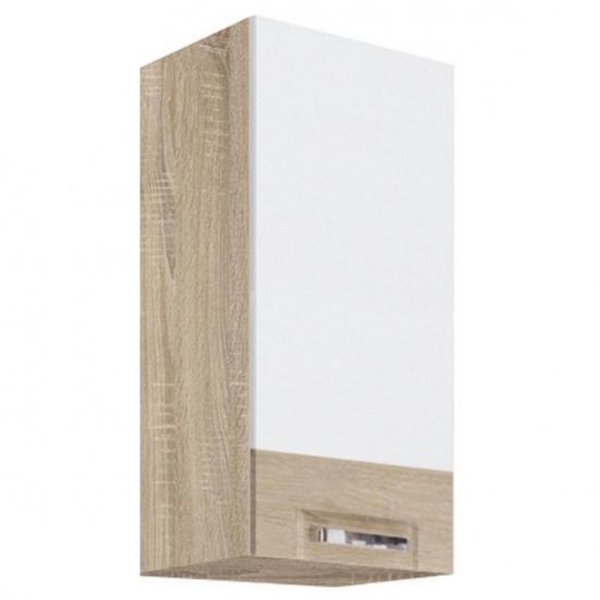 Obrazek Szafka Kuchenna Premio 30G biały połysk/sonoma