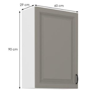 Obrazek Szafka kuchenna Stilo claygrey/biały 60g/90 1f