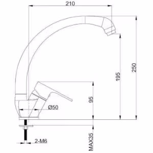 Obrazek Bateria zlewozmywakowa C Neptun