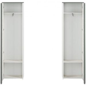 Obrazek Szafa 198X54 (drążek, 2 półki) HYGA06 sosna śnieżna