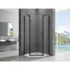 Obrazek Kabina prysznicowa pięciokątna Verdi Czarna 90/90/185