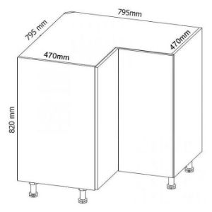 Obrazek Szafka kuchenna Gardena D90N white