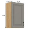 Obrazek Szafka kuchenna Stilo claygrey/artisan 45g/72 1f
