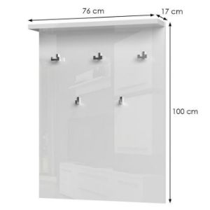 Obrazek Wieszak Piano Clk76 Biały Połysk