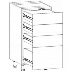Obrazek Szafka kuchenna Gardena D40S4 white