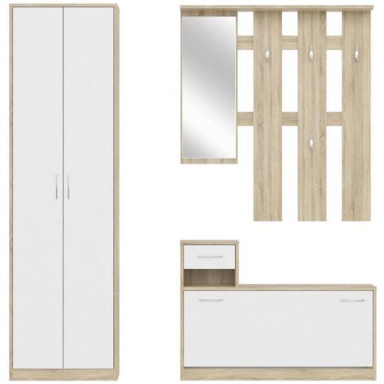 Obrazek Garderoba Alaska dąb sonoma/biały