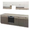 Obrazek Kuchnia Premio 260 zestaw C plus z blatem (1,9M/0,7M) sonoma/biały 