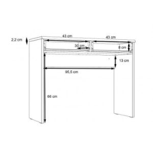 Obrazek Toaletka Dalate DQLT321