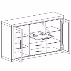 Obrazek Komoda Dallas D7 dąb truflowy