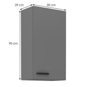 Obrazek Szafka kuchenna NESSA antracyt 50g-90 1f