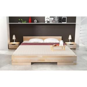 Obrazek Łóżko drewniane bukowe Skandica Spectrum niskie 200x200 naturalny