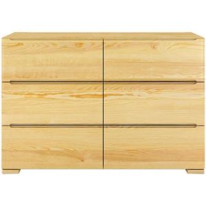 Obrazek Komoda Drewniana Sosnowa 6s Skandica Sparta Naturalny 