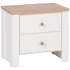 Obrazek Stolik nocny Berg 17 crem/dąb złoty 
